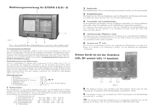 Stern 5E61-D; Stern-Radio Rochlitz (ID = 2593707) Radio