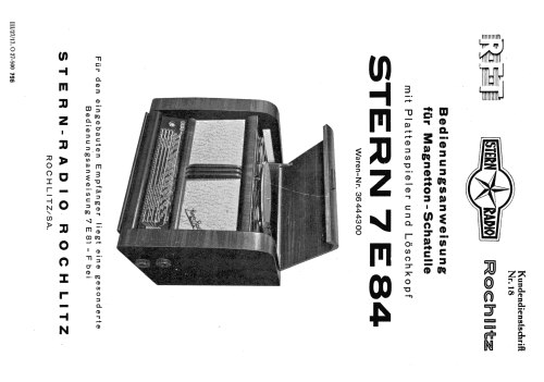 Stern 7E84; Stern-Radio Rochlitz (ID = 2482060) Radio