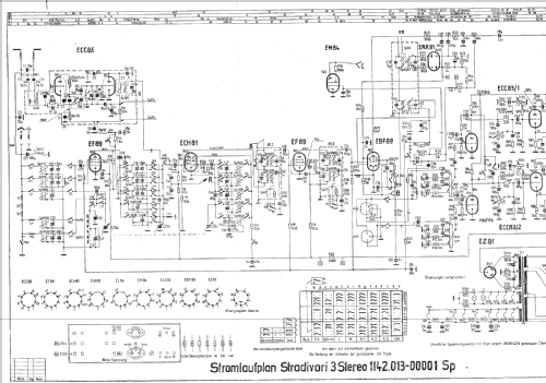 Stradivari 3 Stereo-Steuergerät 1142.013-00001 Sp; Stern-Radio Rochlitz (ID = 556203) Radio