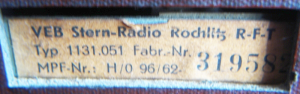 Türkis ; Stern-Radio Rochlitz (ID = 823422) Radio