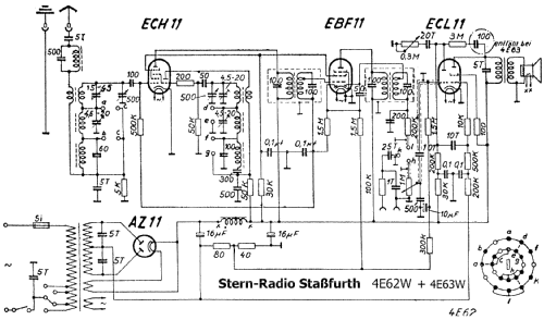 Stern 4E62W; Stern-Radio Staßfurt (ID = 285923) Radio