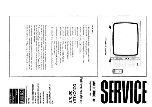 Colorlux 3010; Stern-Radio Staßfurt (ID = 1255059) Television