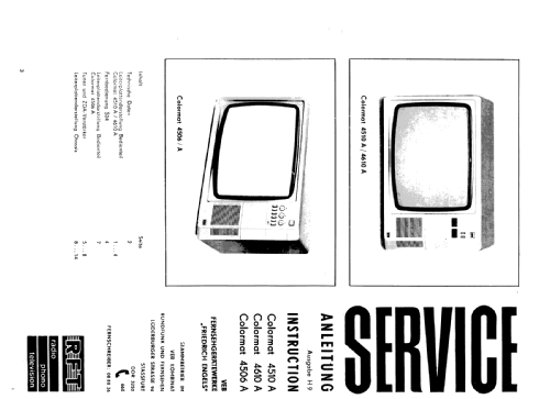 Colormat 4610A; Stern-Radio Staßfurt (ID = 1255637) Televisore