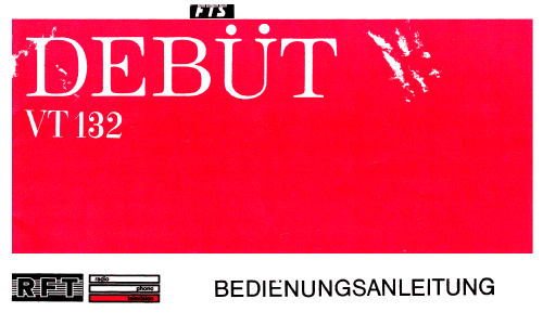 Debüt VT 132; Stern-Radio Staßfurt (ID = 1997299) Televisión