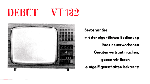 Debüt VT 132; Stern-Radio Staßfurt (ID = 1997300) Televisión