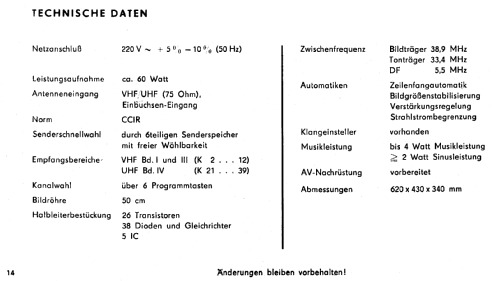 Debüt VT 132; Stern-Radio Staßfurt (ID = 1997312) Televisore