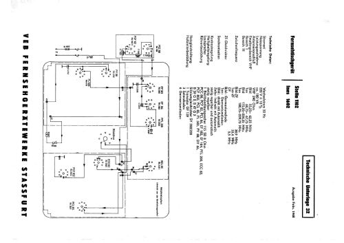 Ines 1602-U; Stern-Radio Staßfurt (ID = 1539178) Television