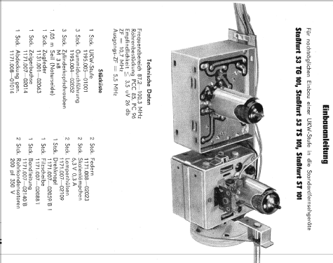 Stassfurt 43/53; Stern-Radio Staßfurt (ID = 806818) Fernseh-E