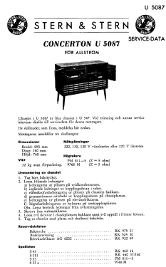 Concerton U5087; Stern & Stern (ID = 2735529) Radio