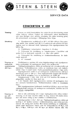 Concerton V488; Stern & Stern (ID = 2737466) Radio