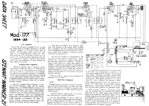 R177 ; Stewart Warner; (ID = 577544) Radio