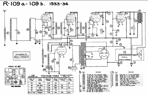 2072 Ch= R-109; Stewart Warner; (ID = 2573854) Radio