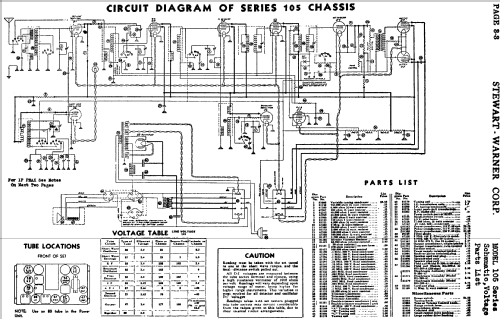 58 Ch= 105; Stewart Warner; (ID = 523814) Radio