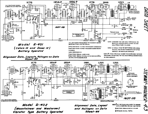 Dover IV Ch= R-401; Stewart Warner; (ID = 570514) Radio