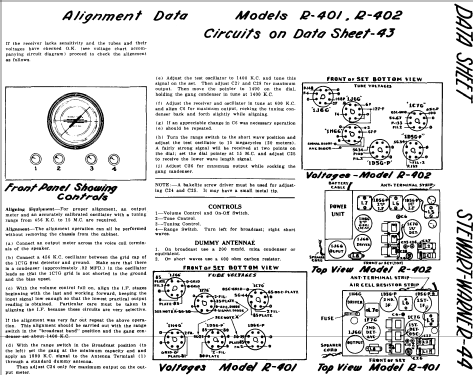 Mountaineer Ch= R-402; Stewart Warner; (ID = 570520) Radio