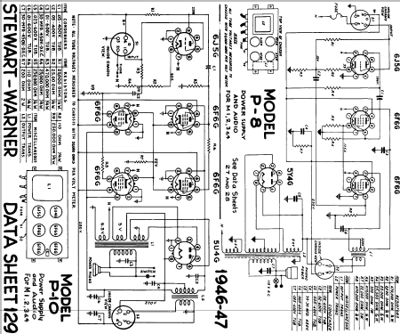 Power Supply & Audio P10; Stewart Warner; (ID = 576833) Ampl/Mixer