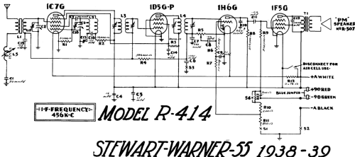 R-414 ; Stewart Warner; (ID = 1780350) Radio