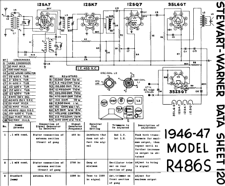 R-486S ; Stewart Warner; (ID = 576178) Radio