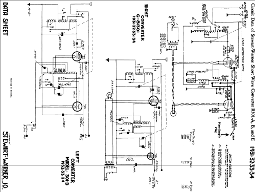 Short-Wave-Converter G-81301 ; Stewart Warner; (ID = 579825) Converter