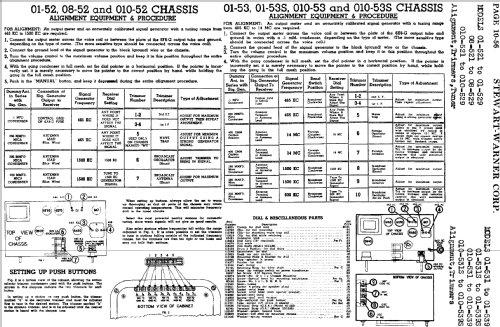 010-52 series chassis; Stewart Warner Corp. (ID = 524414) Radio