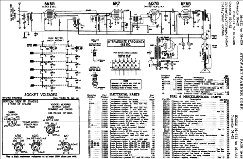 01-522 Ch= 01-52; Stewart Warner Corp. (ID = 524368) Radio