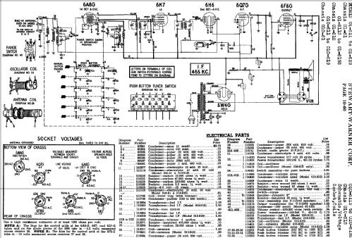 01-615 Ch= 01-61; Stewart Warner Corp. (ID = 527524) Radio
