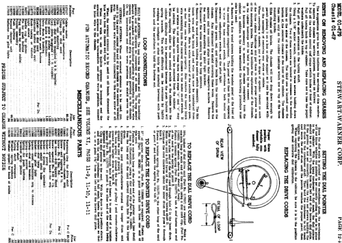01-6F9 Ch= 01-6F; Stewart Warner Corp. (ID = 535175) Radio