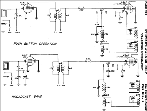 01-6F9 series chassis; Stewart Warner Corp. (ID = 535166) Radio