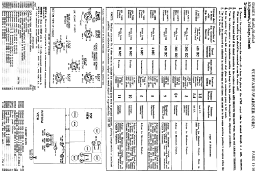 01-6G1-Z Ch= 01-6G-Z; Stewart Warner Corp. (ID = 532102) Radio