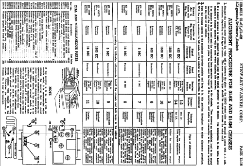 01-6K1 Ch= 01-6K; Stewart Warner Corp. (ID = 533218) Radio