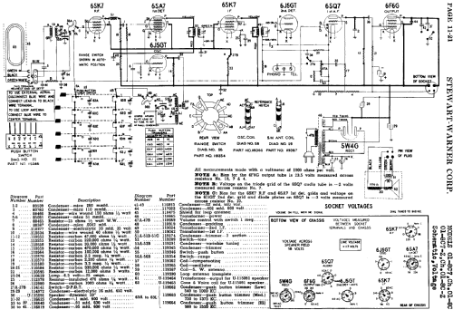 01-8C7 Ch= 01-8C; Stewart Warner Corp. (ID = 532912) Radio