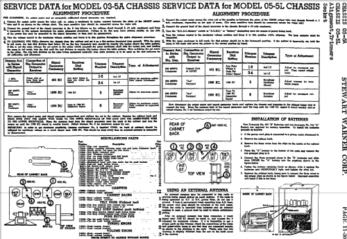 05-5L6 Ch= 05-5L; Stewart Warner Corp. (ID = 532306) Radio