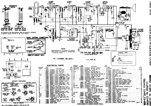 11-6T7 Ch= 11-6T; Stewart Warner Corp. (ID = 536923) Radio