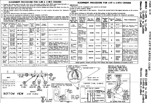 11-6T7 Ch= 11-6T; Stewart Warner Corp. (ID = 536924) Radio