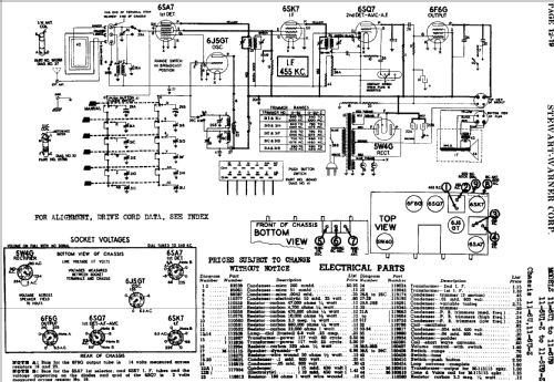 11-6U7-Z Ch= 11-6U-Z; Stewart Warner Corp. (ID = 538534) Radio
