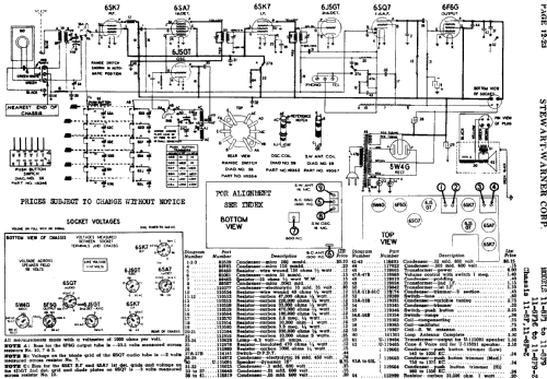 11-8F8 Ch= 11-8F; Stewart Warner Corp. (ID = 538573) Radio