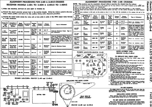 11-8R8 Ch= 11-8R; Stewart Warner Corp. (ID = 537926) Radio