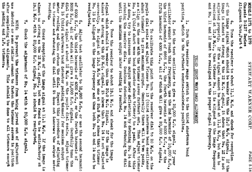 1279 Ch= R-127; Stewart Warner Corp. (ID = 501407) Radio