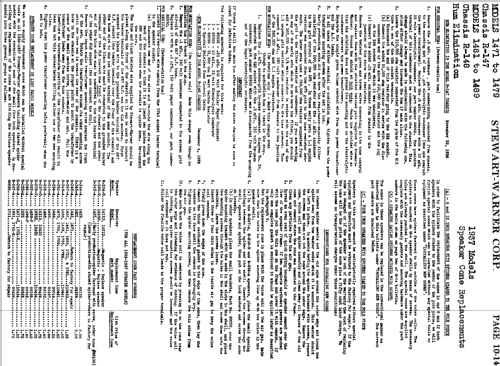 1472 Ch= R-147; Stewart Warner Corp. (ID = 505390) Radio