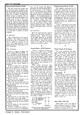 1606 Ch= R-160; Stewart Warner Corp. (ID = 3055324) Autoradio
