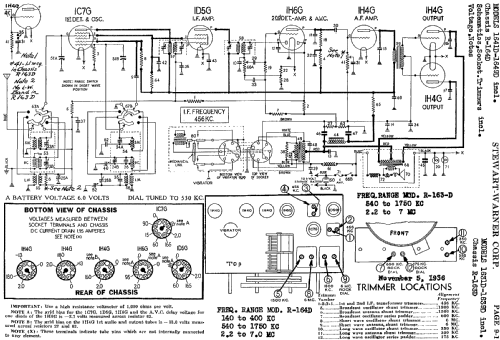 1639D Ch= R-163D; Stewart Warner Corp. (ID = 509300) Radio