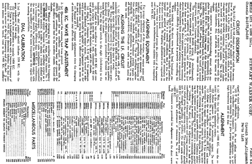 1679 Ch= R-167; Stewart Warner Corp. (ID = 509357) Radio