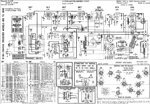 1852 Ch= R-185; Stewart Warner Corp. (ID = 514297) Radio