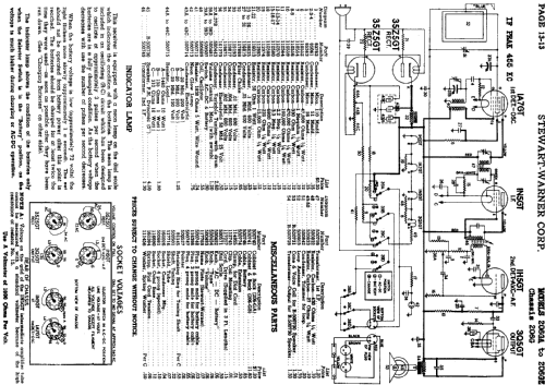 206G series chassis; Stewart Warner Corp. (ID = 542362) Radio