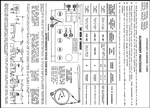 51T126 Code 9018-C; Stewart Warner Corp. (ID = 364587) Radio