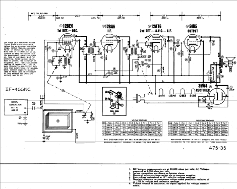 51T126 Code 9018-C; Stewart Warner Corp. (ID = 826843) Radio