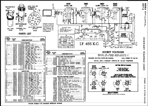 9007-A ; Stewart Warner Corp. (ID = 485230) Radio