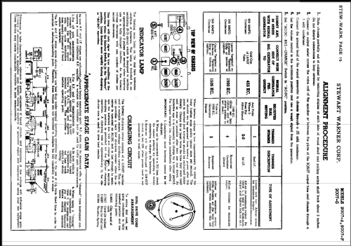 9007-F ; Stewart Warner Corp. (ID = 485237) Radio