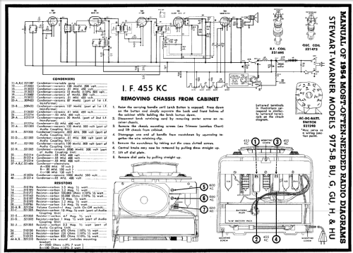9175-BU ; Stewart Warner Corp. (ID = 182800) Radio