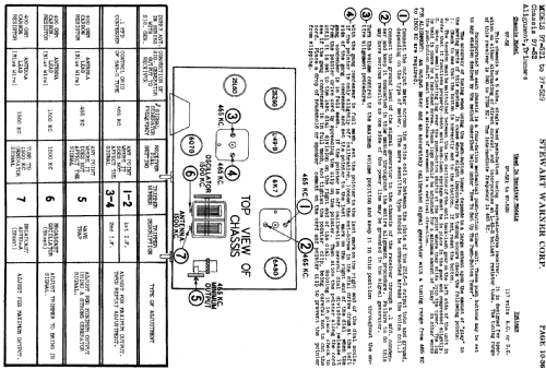 97-523 Ch= 97-52; Stewart Warner Corp. (ID = 517959) Radio